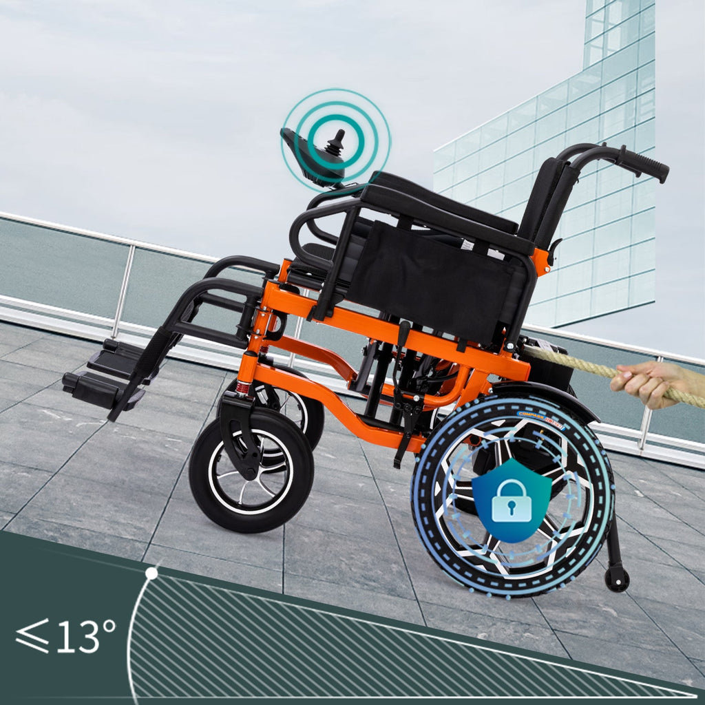 ByteTecpeak D09 Faltbarer E-Rollstuhl, Zwei 20Ah-Akku & 500W Motor