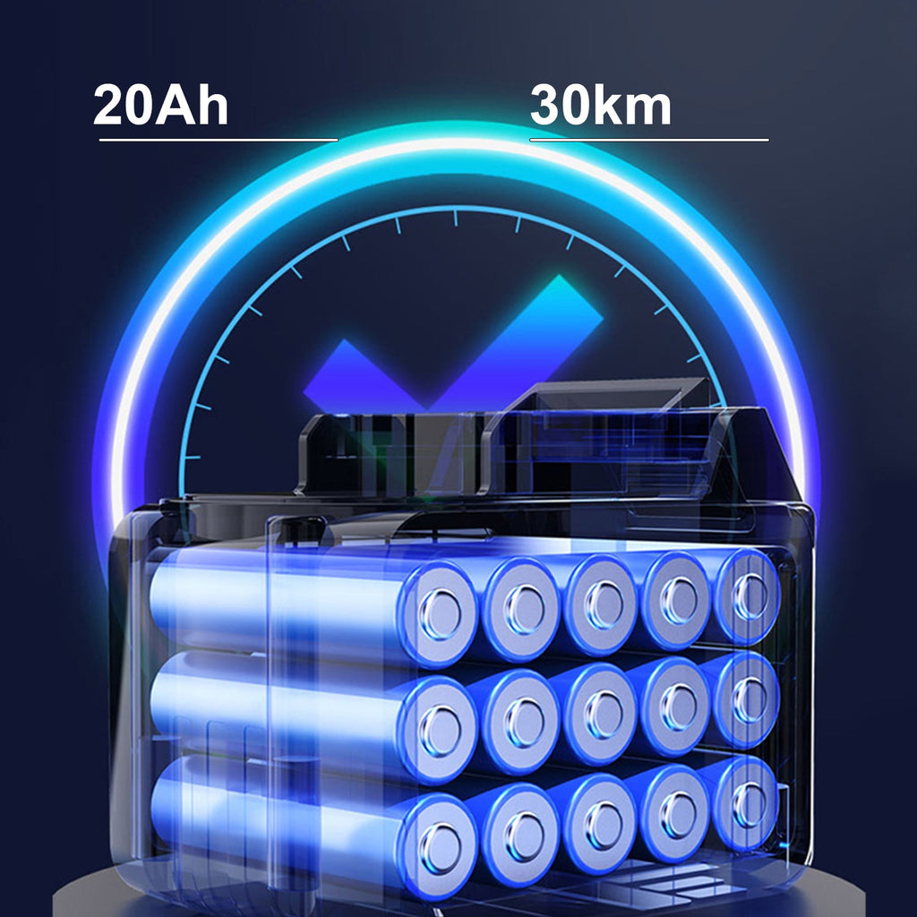 ByteTecpeak D09 Faltbarer E-Rollstuhl, Zwei 20Ah-Akku & 500W Motor