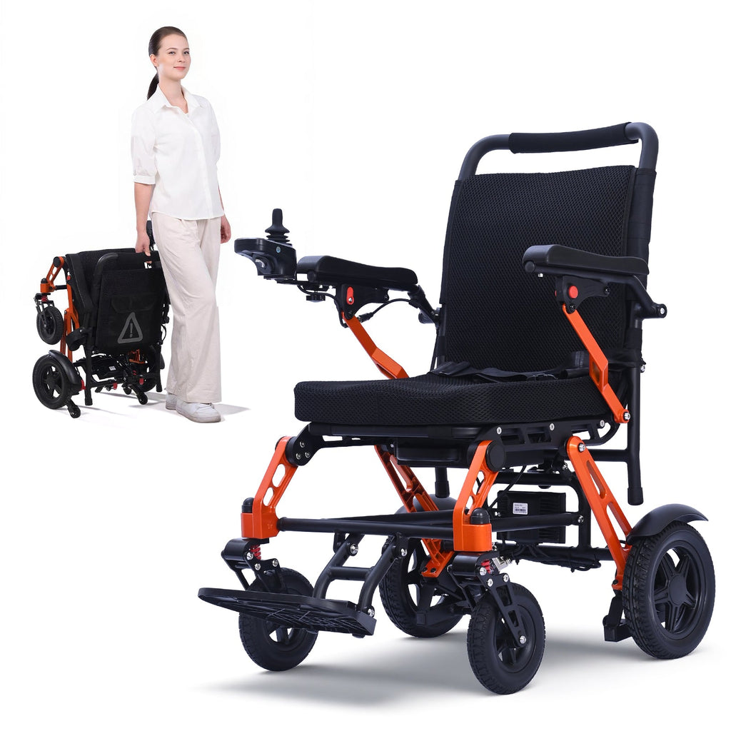 ByteTecpeak XP02 Elektrischer Rollstuhl-12Ah Akku, 20km Reichweite, Maximale Traglast 150kg