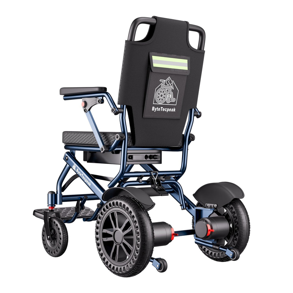 ByteTecpeak D14 Elektrorollstuhl – 18,5 kg, 500W, 12-Ah-Akku,20 km ,150 kg