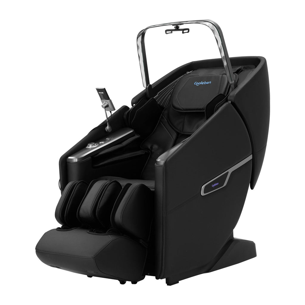 A553 Schwarz mit Dual-Core-Rückenmassage und Sprachsteuerung Massagesessel